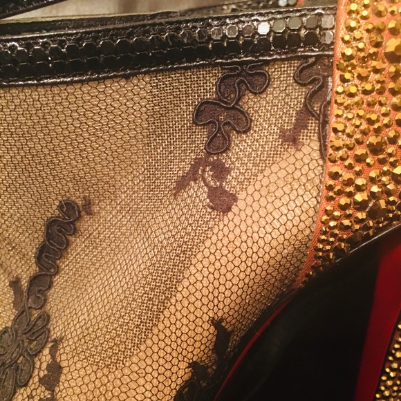 LOUBOUTIN 💯% AUTH & RARE Bridgette strass heels - Picture 15 of 17